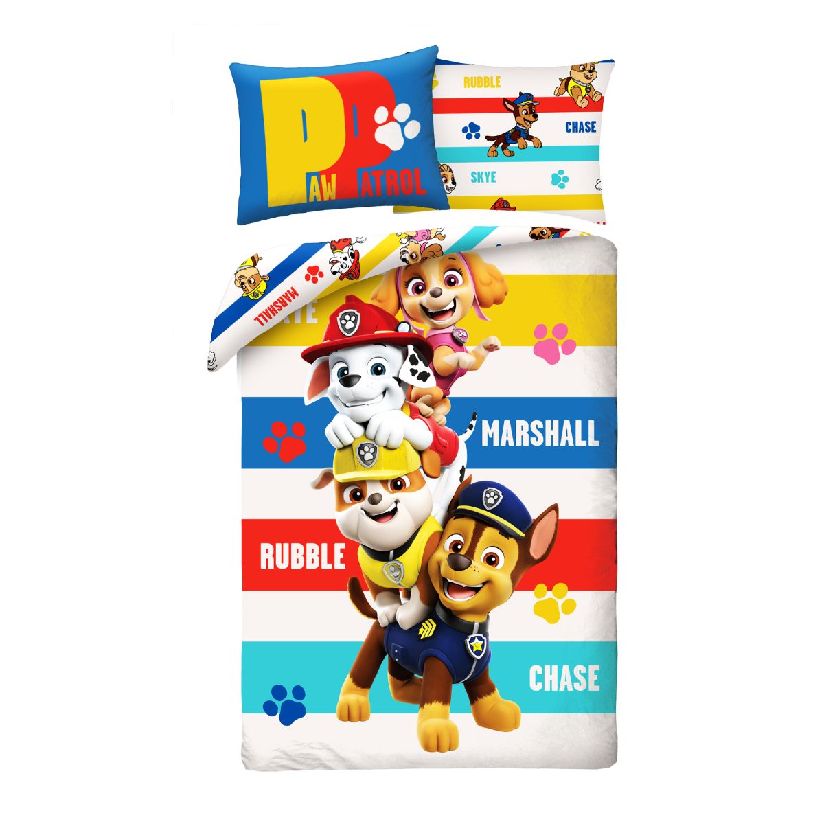 Paw Patrol Bettwäsche Set „Hundeturm“ | Baumwolle – Decke 140×200 cm + Kissen 70×90 cm