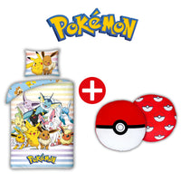 Pokémon Bestseller Bundle: Bettwäsche + Kissen
