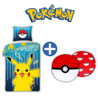 Pokémon Pikachu Bundle: Bettwäsche + Kissen